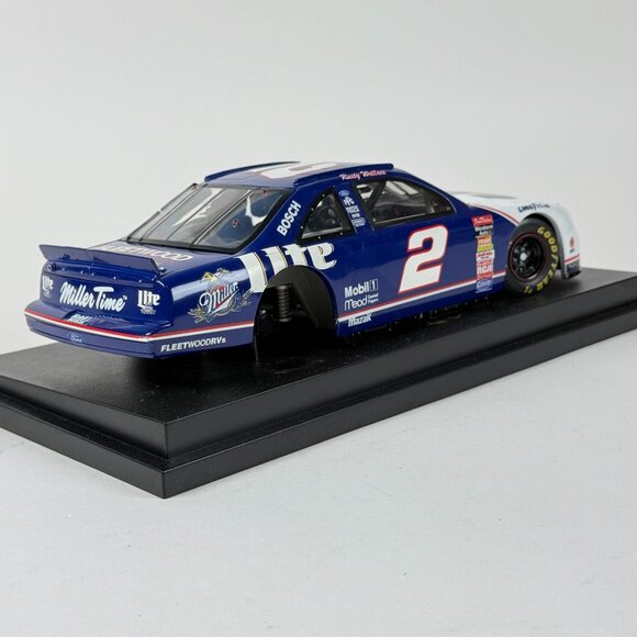 Revell Rusty Wallace 2 Miller Lite 1997 NASCAR Thunderbird Diecast No Back Wheel - Picture 9 of 9